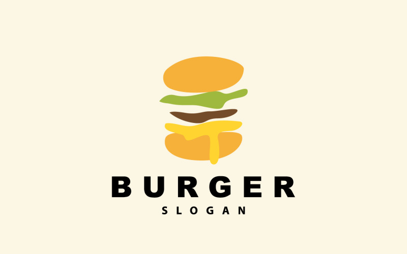 Burger Logo Fast Food Design HotV4 Logo Template