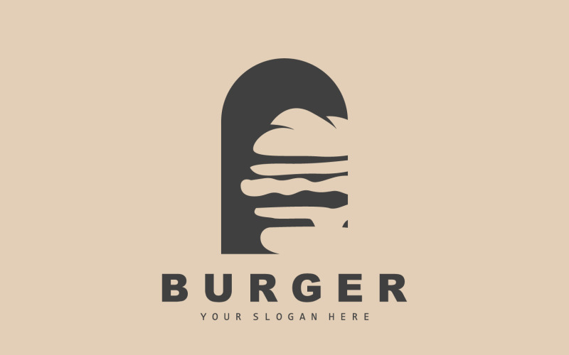 Burger Logo Fast Food Design HotV9 Logo Template