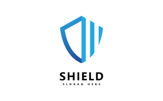 Shield logo icon design template V3