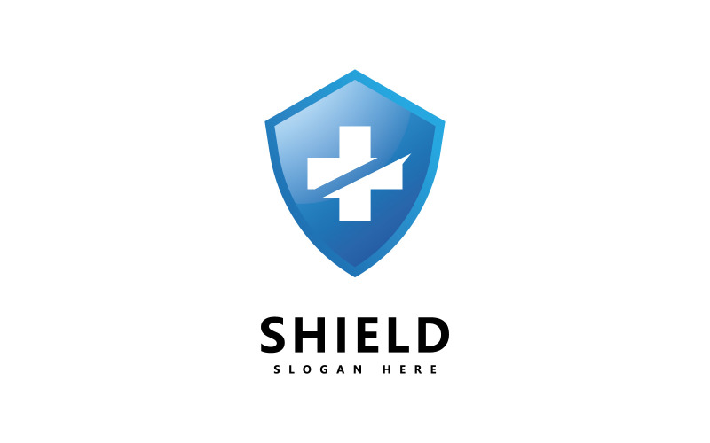 Shield logo icon design template V6 Logo Template