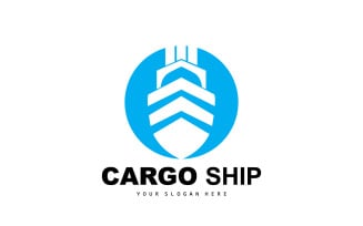 Cargo Ship Logo Fast Cargo Shipv4