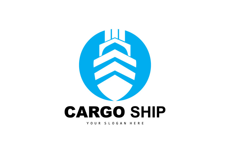 Cargo Ship Logo Fast Cargo Shipv4 Logo Template