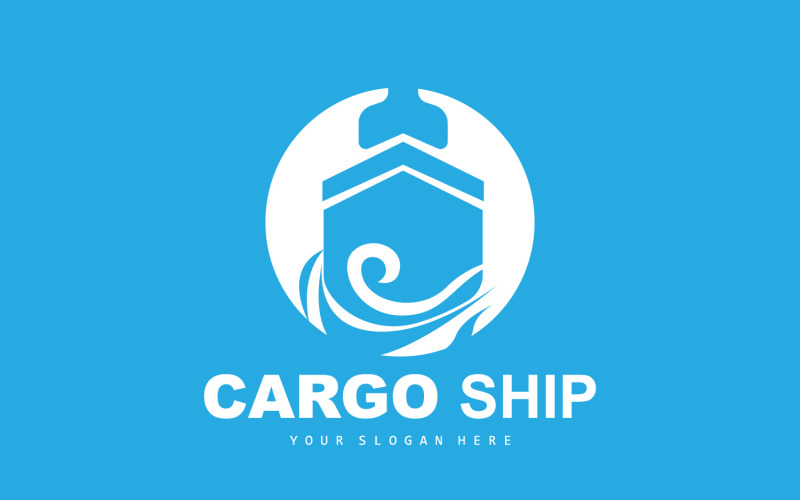 Cargo Ship Logo Fast Cargo Shipv5 Logo Template