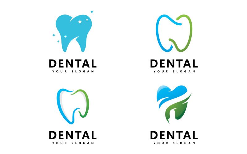 Dental Logo icon Design Vector V9 Logo Template