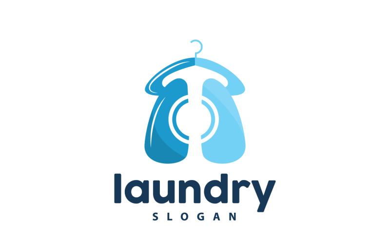 Laundry Logo Cleaning Washing Vector LaundryV1 Logo Template