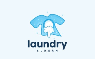 Laundry Logo Cleaning Washing Vector LaundryV3