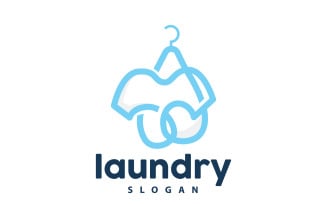 Laundry Logo Cleaning Washing Vector LaundryV5