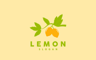 Lemon Logo Fresh Lemon Juice IllustrationV6