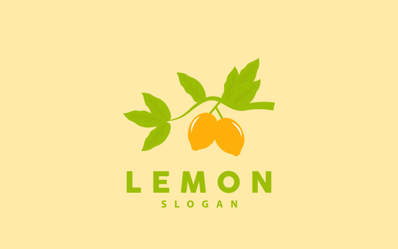 Lemon Logo Fresh Lemon Juice IllustrationV6 Logo Template