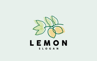 Lemon Logo Fresh Lemon Juice IllustrationV8