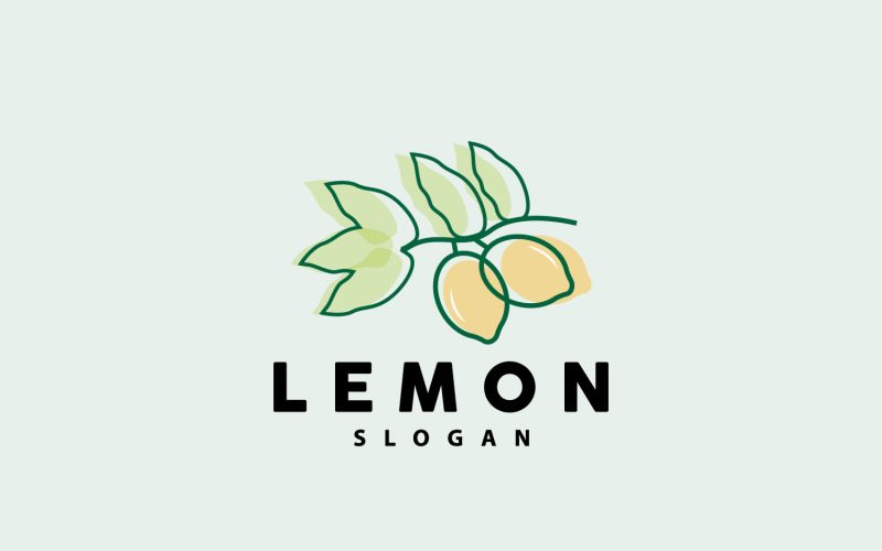 Lemon Logo Fresh Lemon Juice IllustrationV8 Logo Template