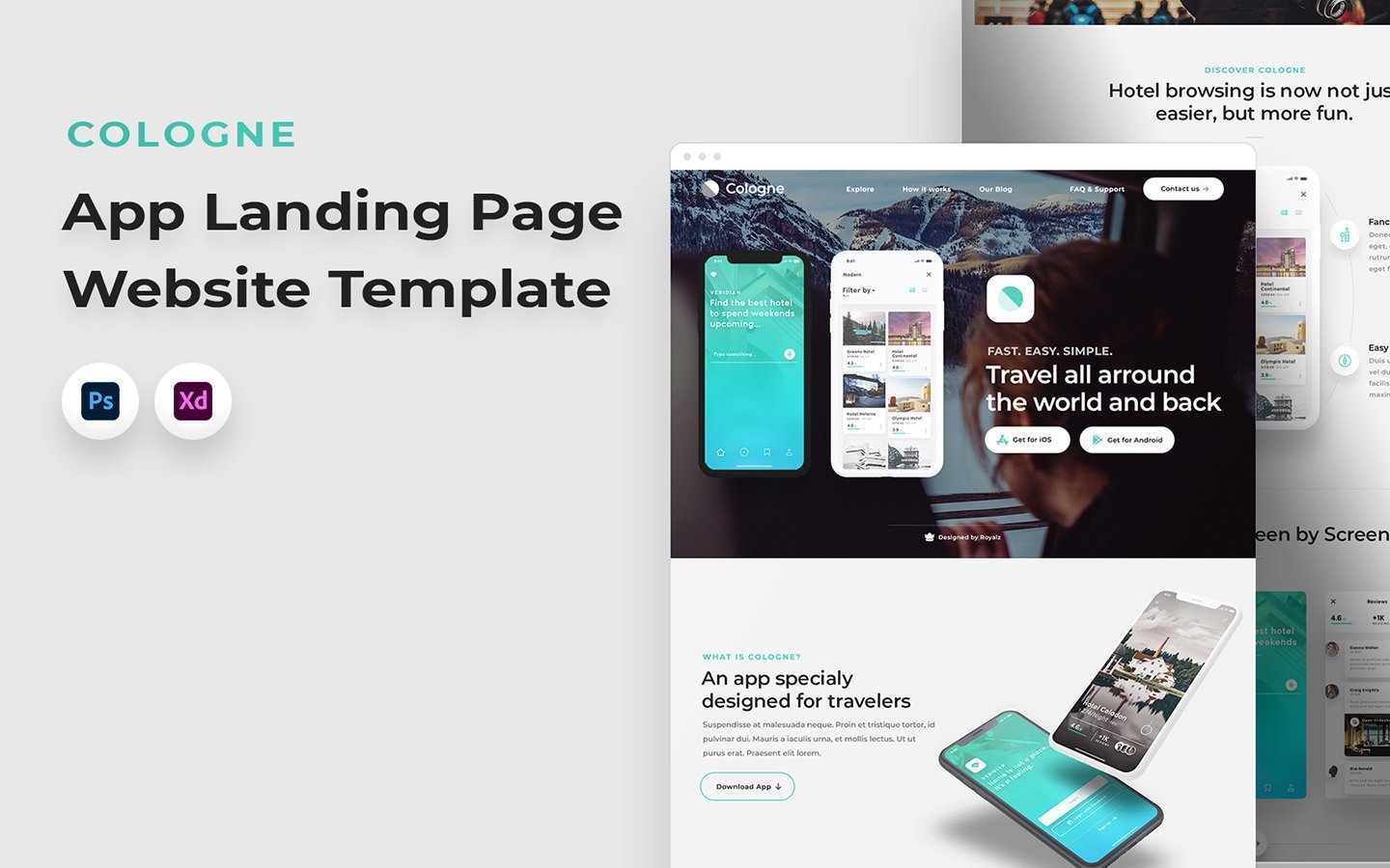 Template #407472 App Landing Webdesign Template - Logo template Preview