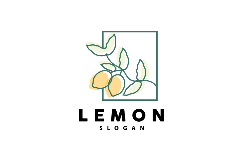 Lemon Logo Fresh Lemon Juice IllustrationV16 Logo Template