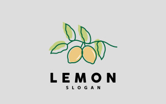 Lemon Logo Fresh Lemon Juice IllustrationV9