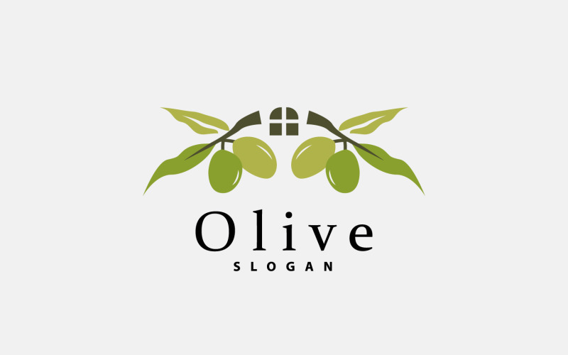 Olive Oil Logo Olive Leaf PlantV10 Logo Template