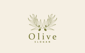 Olive Oil Logo Olive Leaf PlantV11