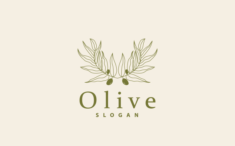 Olive Oil Logo Olive Leaf PlantV11 Logo Template