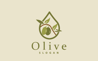 Olive Oil Logo Olive Leaf PlantV18