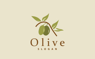 Olive Oil Logo Olive Leaf PlantV1