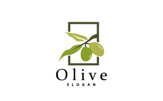 Olive Oil Logo Olive Leaf PlantV28