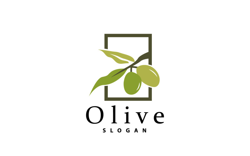 Olive Oil Logo Olive Leaf PlantV28 Logo Template