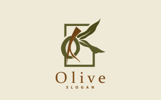 Olive Oil Logo Olive Leaf PlantV31