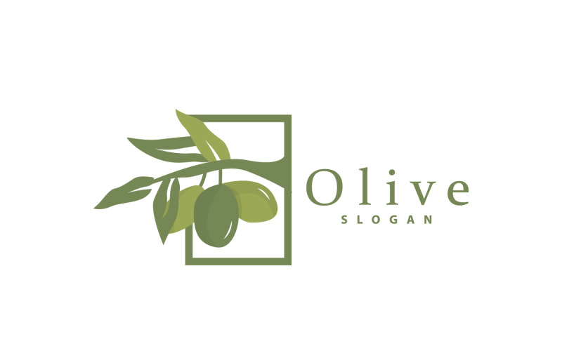 Olive Oil Logo Olive Leaf PlantV33 Logo Template