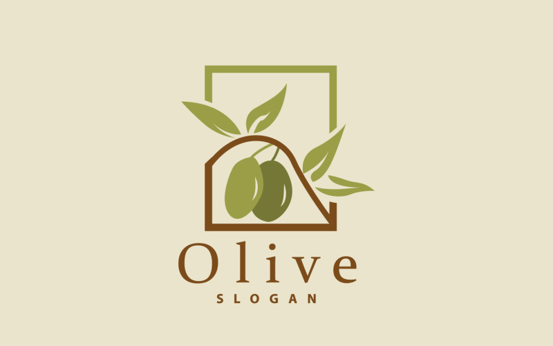 Olive Oil Logo Olive Leaf PlantV34 Logo Template