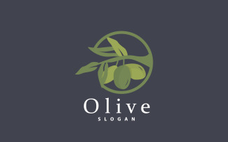 Olive Oil Logo Olive Leaf PlantV35