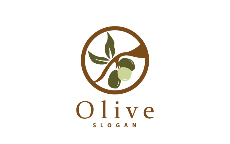 Olive Oil Logo Olive Leaf PlantV39 Logo Template