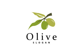 Olive Oil Logo Olive Leaf PlantV3