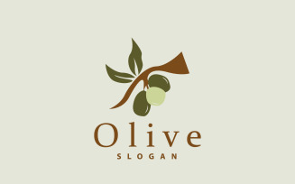 Olive Oil Logo Olive Leaf PlantV4