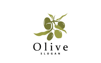 Olive Oil Logo Olive Leaf PlantV5