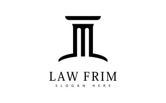 Law firm design logo icon template V2