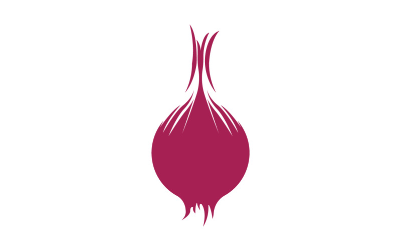 Onion vegetable icon logo vector version 11 Logo Template