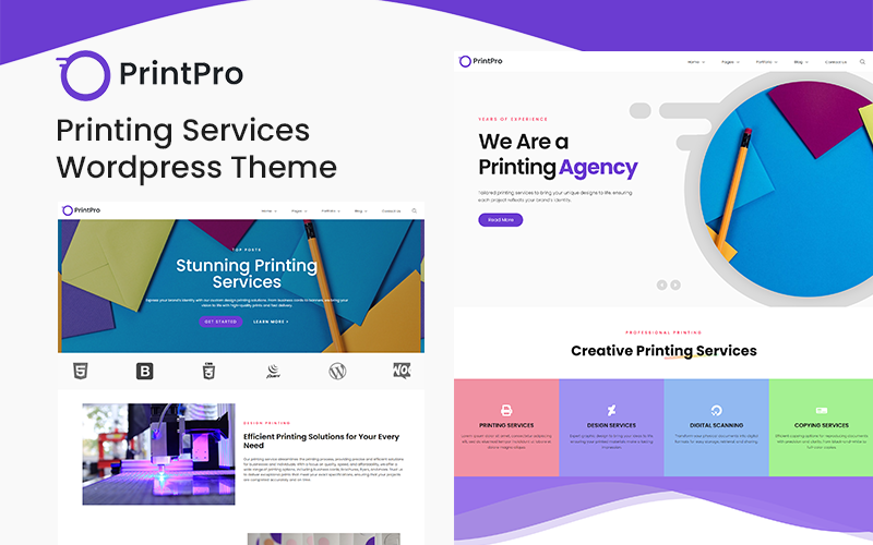PrintPro - Printing Services Wordpress Theme WordPress Theme
