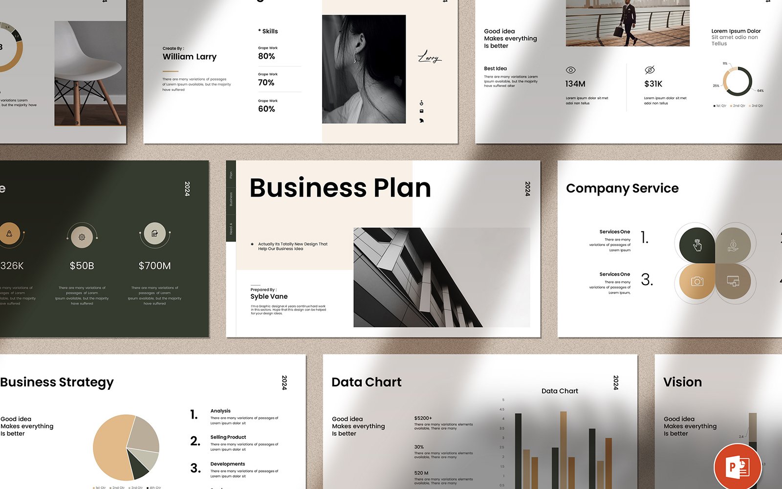 Template #407910 Business Corporate Webdesign Template - Logo template Preview