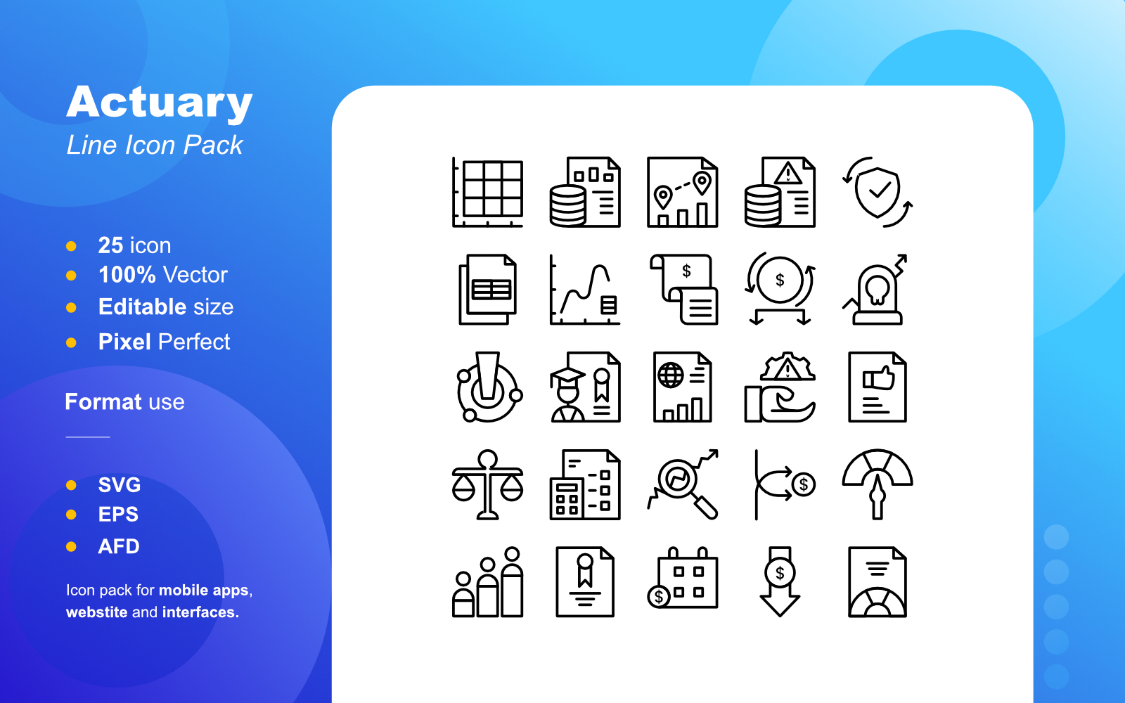 Kit Graphique #407932 Actuary Analytiques Divers Modles Web - Logo template Preview