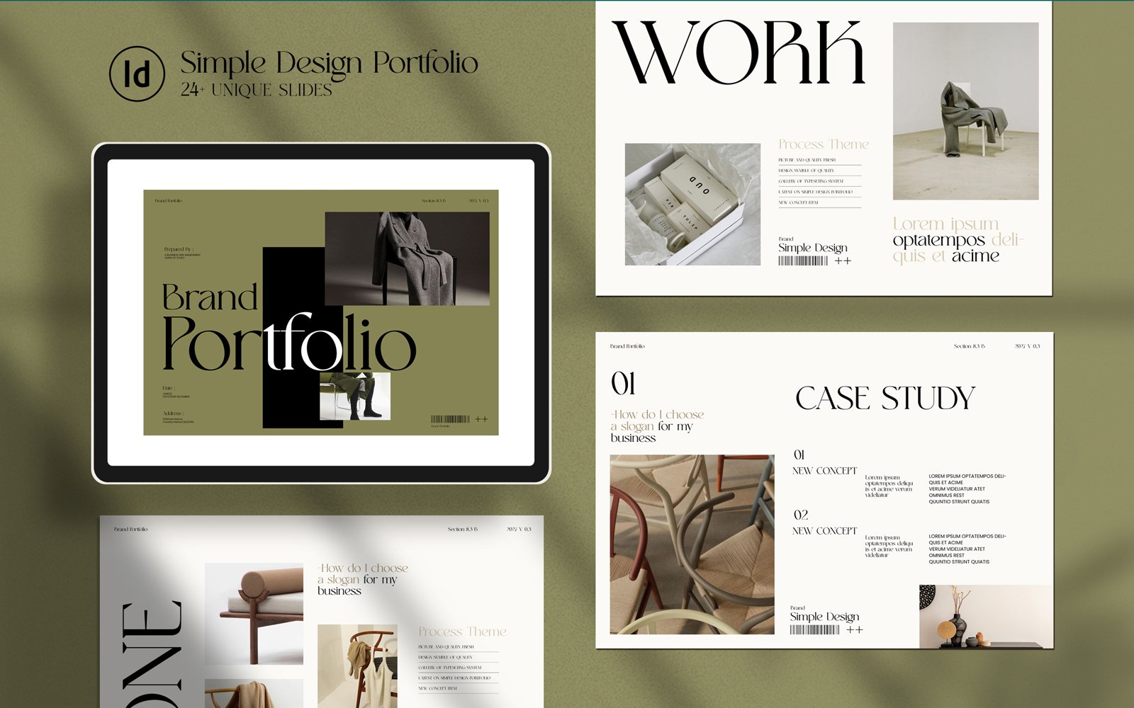Kit Graphique #407935 Portfolio Strategie Web Design - Logo template Preview