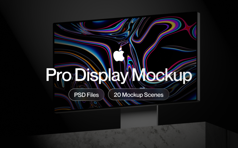 Apple Pro Display XDR Mockup Product Mockup
