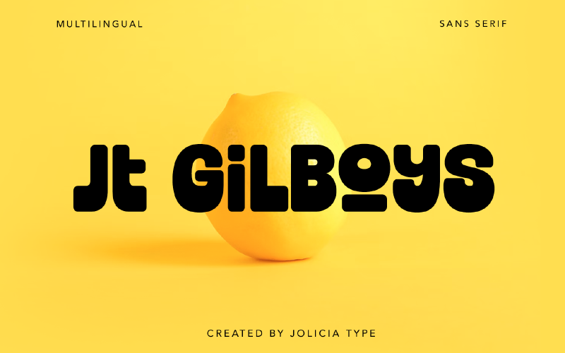Jt Gilboys | Display Font