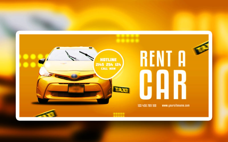 Premium Car Sales Advertisement banner psd design Social Media