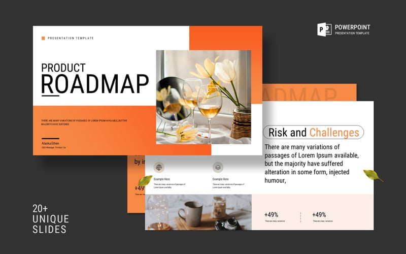 Product Roadmap Presentation Template__ PowerPoint Template