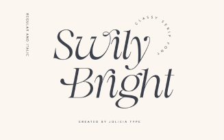 Swily Bright | Classy Font