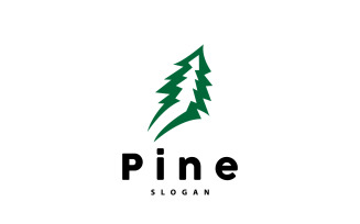 Pine Tree Logo Elegant Simple DesignV3