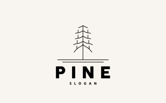 Pine Tree Logo Elegant Simple DesignV7