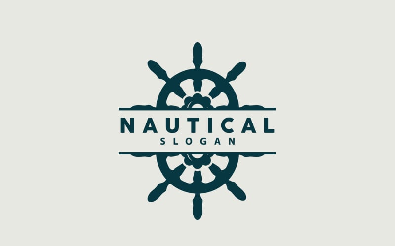 Ship Logo Nautical Maritime Vector SimpleV1 Logo Template
