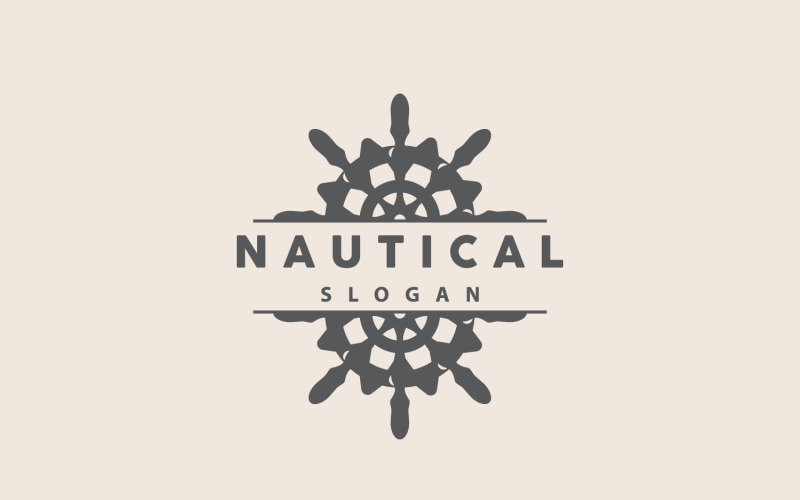 Ship Logo Nautical Maritime Vector SimpleV2 Logo Template