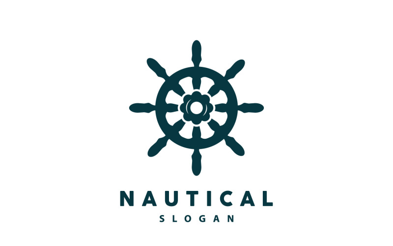 Ship Logo Nautical Maritime Vector SimpleV3 Logo Template