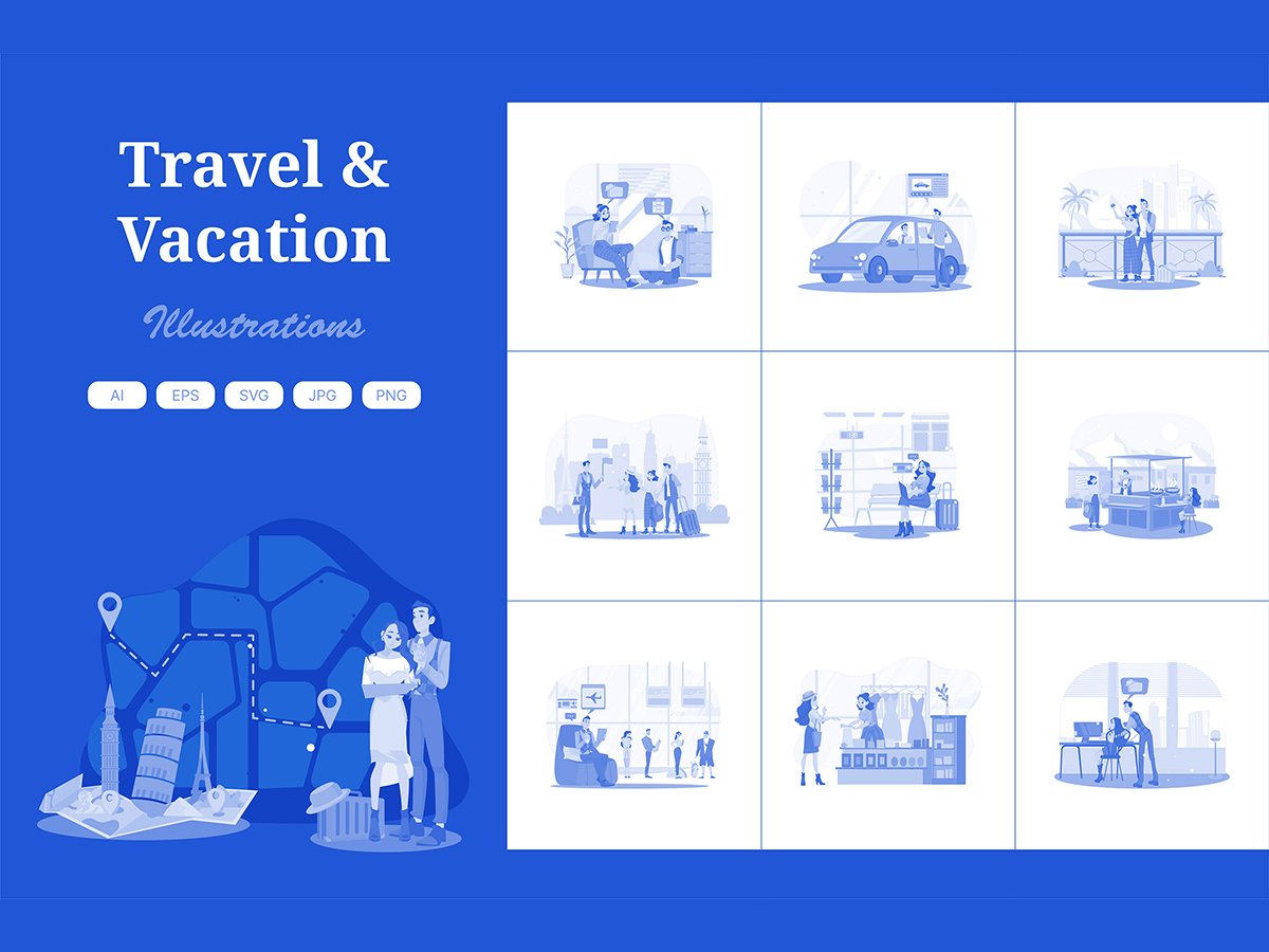 Kit Graphique #408112 Illustration Vacances Divers Modles Web - Logo template Preview